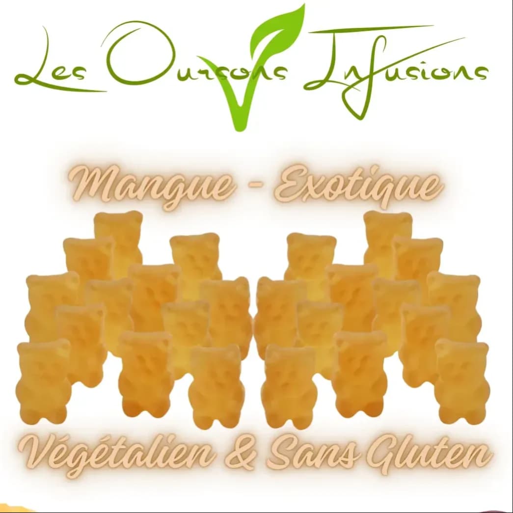 Coffret - Oursons végétalien Mangue exotique